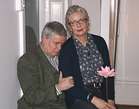 Marianne Lindberg De Geer and husband
