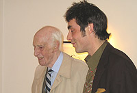 Patrik Qvist with grandfather