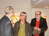 Ingmar Dahlberg with Charlotte and Lars Källquist