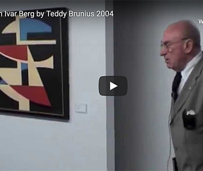 Teddy Brunius inauguration of John Ivar Berg exhibition 2004